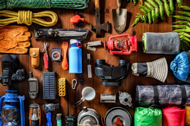 Camping clothing and gear
