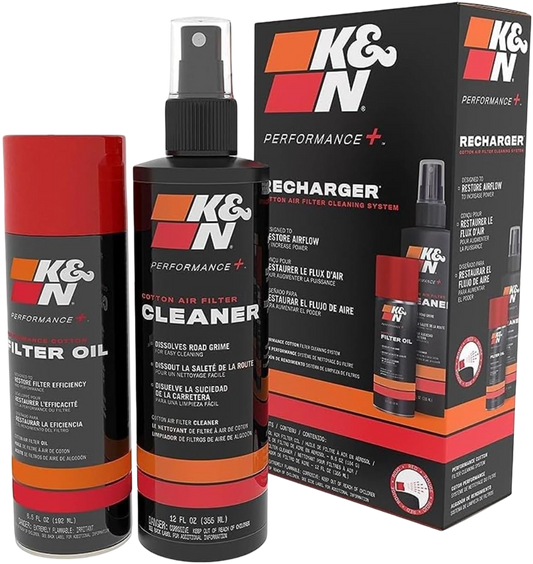 K&N Filter Cleaning Kit | Oil & Cleaner | For optimal cleaning of all air filters, 99-5003 EU